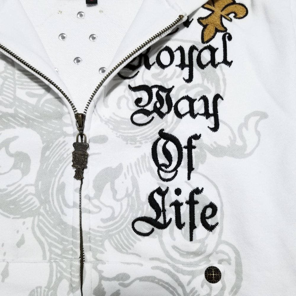 SOLD - Rebel Spirit Hoodie w/ Studs & Rhinestones - NWOT - Picture 8 of 11